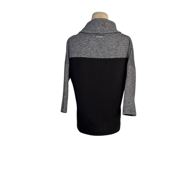 Armani Exchange gray black cowl neck sweatshirt size Small - Picture 2 of 14